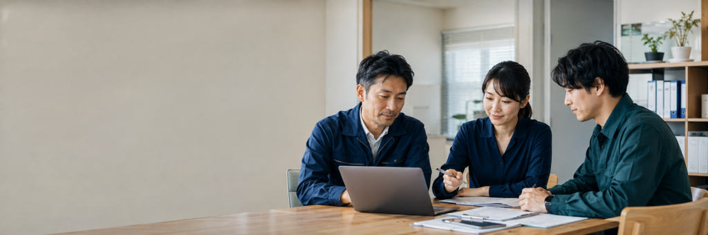 中小企業の健康経営・BCPの相談風景