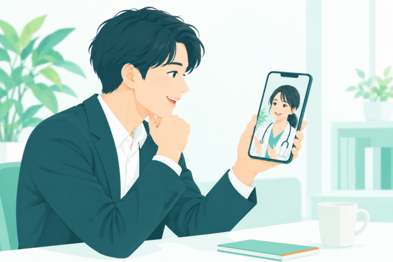医師にオンラインで相談できる体制