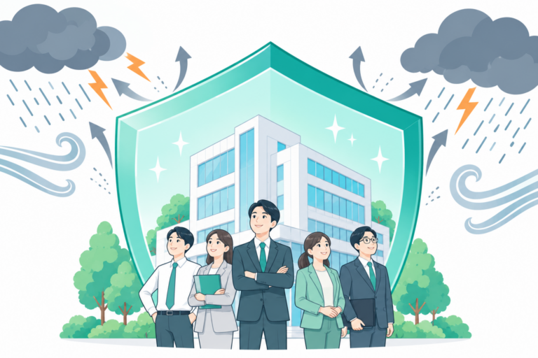 BCP策定で災害から会社を守る